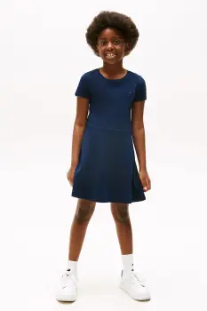 Tommy Hilfiger rochie din bumbac pentru copii imagine