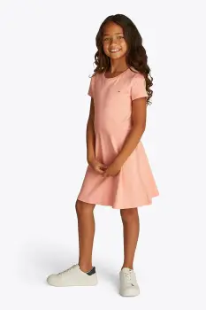 Tommy Hilfiger rochie din bumbac pentru copii imagine