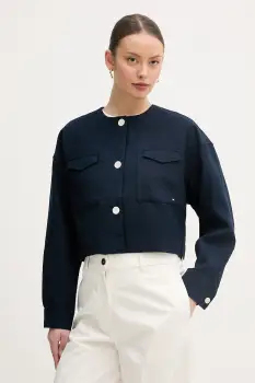 Tommy Hilfiger sacou cu un singur rand de nasturi pentru femei, cu vascoza imagine