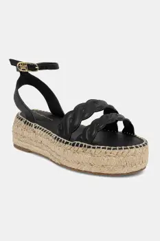 Tommy Hilfiger sandale de piele LEATHER ROPE REAL ESPAD SANDAL imagine