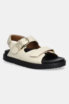 Tommy Hilfiger sandale de piele LEATHER SPORTY SANDAL imagine
