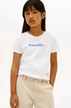 Tommy Hilfiger tricou basic pentru copii imagine