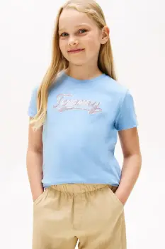 Tommy Hilfiger tricou de bumbac pentru copii imagine