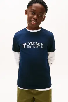 Tommy Hilfiger tricou de bumbac pentru copii imagine
