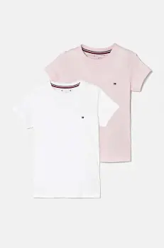 Tommy Hilfiger tricou de bumbac pentru copii 2-pack imagine