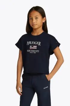 Tommy Hilfiger tricou de bumbac pentru copii imagine