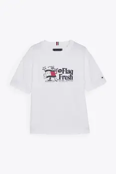 Tommy Hilfiger tricou de bumbac pentru copii imagine