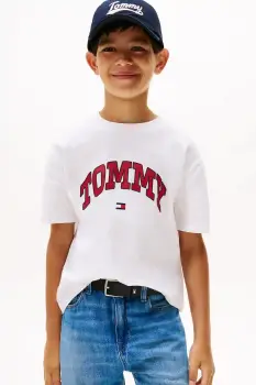 Tommy Hilfiger tricou de bumbac pentru copii imagine
