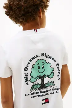 Tommy Hilfiger tricou de bumbac pentru copii imagine