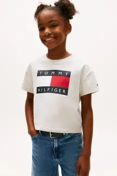 Tommy Hilfiger tricou de bumbac pentru copii imagine