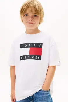 Tommy Hilfiger tricou de bumbac pentru copii imagine