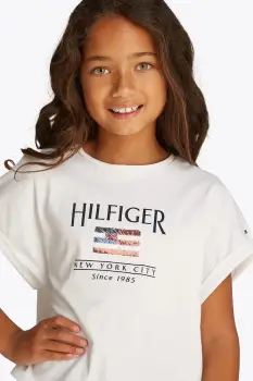 Tommy Hilfiger tricou de bumbac pentru copii imagine