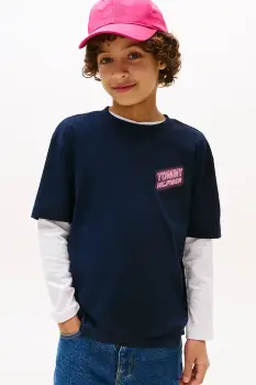 Tommy Hilfiger tricou de bumbac pentru copii imagine