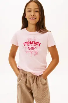 Tommy Hilfiger tricou de bumbac pentru copii imagine