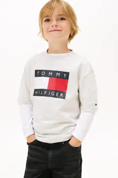 Tommy Hilfiger tricou de bumbac pentru copii imagine