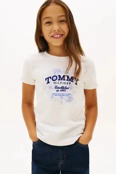 Tommy Hilfiger tricou de bumbac pentru copii imagine