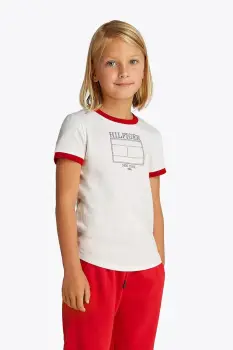 Tommy Hilfiger tricou de bumbac pentru copii imagine