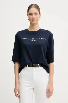 Tommy Hilfiger tricou de dama din bumbac imagine