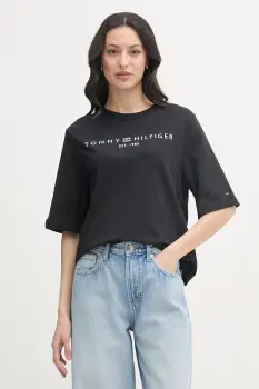 Tommy Hilfiger Tricou de dama din bumbac imagine