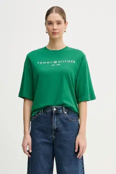 Tommy Hilfiger Tricou de dama din bumbac imagine