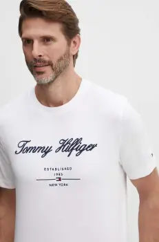Tommy Hilfiger tricou din bumbac imagine