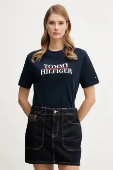 Tommy Hilfiger tricou din bumbac imagine