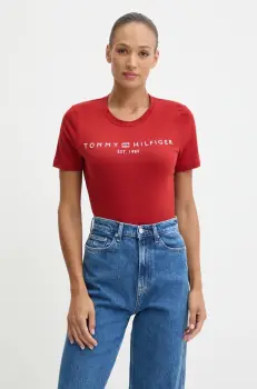 Tommy Hilfiger tricou din bumbac imagine