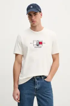 Tommy Hilfiger tricou din bumbac imagine