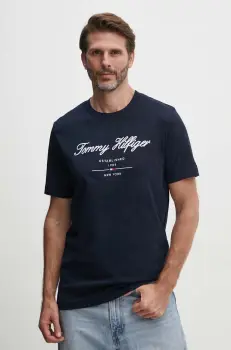 Tommy Hilfiger tricou din bumbac imagine