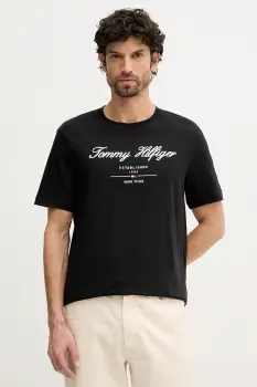 Tommy Hilfiger tricou din bumbac imagine