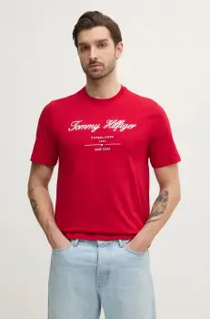 Tommy Hilfiger tricou din bumbac imagine