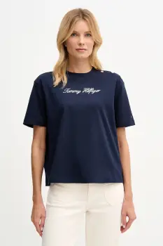 Tommy Hilfiger tricou din bumbac imagine