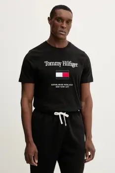 Tommy Hilfiger tricou din bumbac imagine