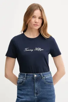 Tommy Hilfiger tricou din bumbac imagine