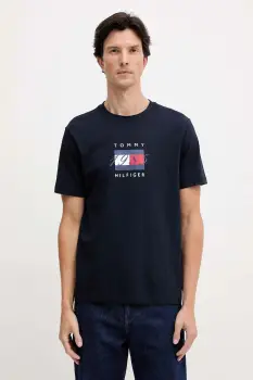 Tommy Hilfiger tricou din bumbac imagine