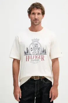 Tommy Hilfiger tricou pentru barbati, din bumbac imagine