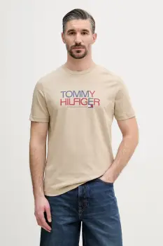 Tommy Hilfiger tricou pentru barbati, din bumbac imagine