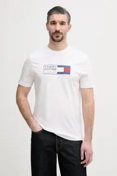 Tommy Hilfiger tricou pentru barbati, din bumbac imagine