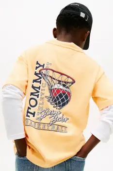 Tommy Hilfiger tricou pentru copii bumbac imagine