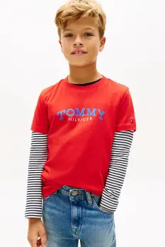 Tommy Hilfiger tricou pentru copii, din bumbac imagine
