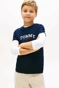 Tommy Hilfiger tricou pentru copii, din bumbac imagine