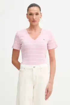 Tommy Hilfiger tricou pentru femei, din bumbac imagine