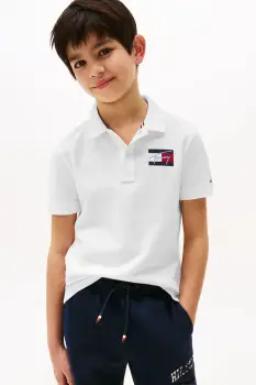 Tommy Hilfiger tricouri polo din bumbac pentru copii imagine