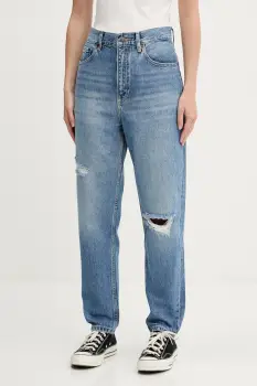 Tommy Jeans blugi high waist, DW0DW20040 imagine