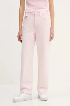 Tommy Jeans blugi high waist, DW0DW20349 imagine