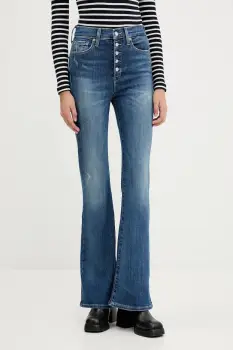 Tommy Jeans blugi high waist, DW0DW21380 imagine