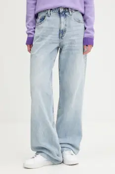 Tommy Jeans blugi high waist, DW0DW21412 imagine