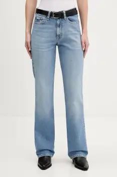 Tommy Jeans blugi high waist, DW0DW22421 imagine