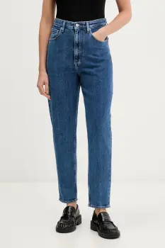 Tommy Jeans blugi mom fit pentru femei imagine