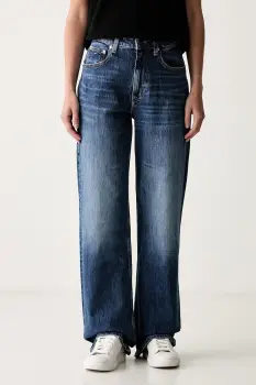 Tommy Jeans blugi relaxed fit pentru femei imagine